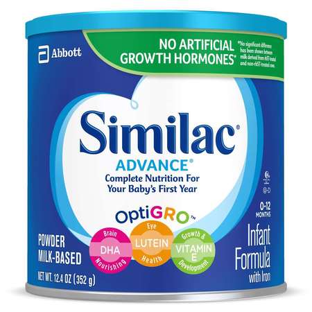 SIMILAC Similac Advance Powder Can 12.4 oz., PK6 55957